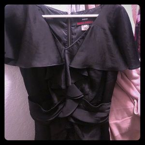 Black ruffle dress M60 Miss Sixty size 4